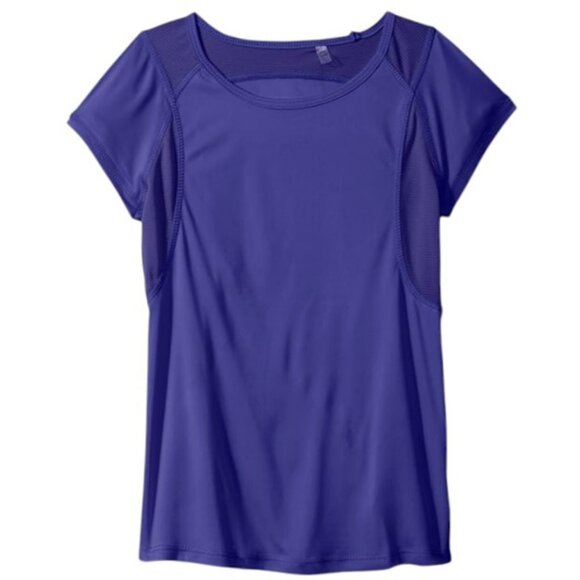 Danskin blue relay performance short sleeve Tee size XL youth 16-18 y/o NWT - Picture 1 of 3